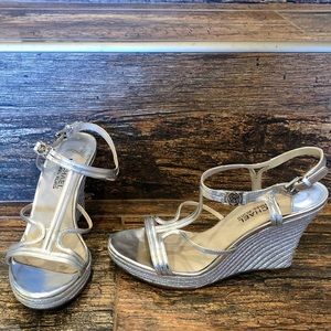 Michael Kors wedge heels Silver